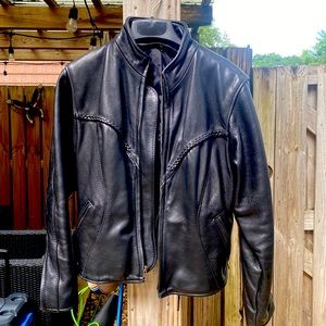 Womens Black Leather Jacket